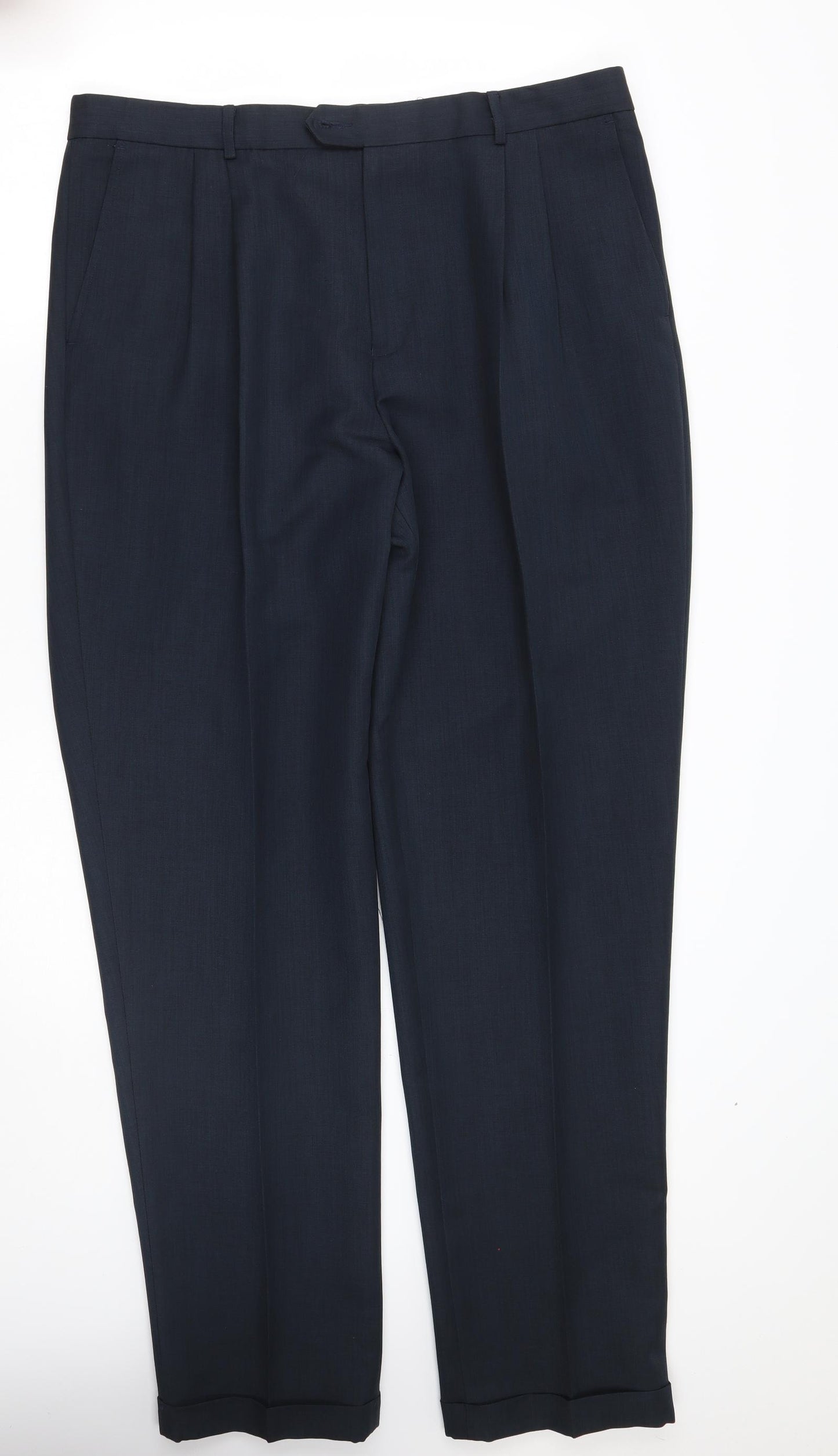Burton Mens Blue   Trousers  Size 38 L31 in