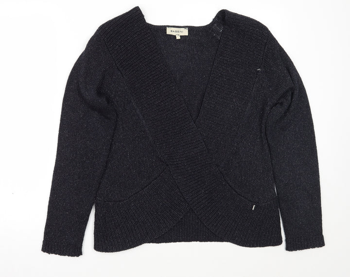 BASSINI Womens Blue Pullover Jumper Size L