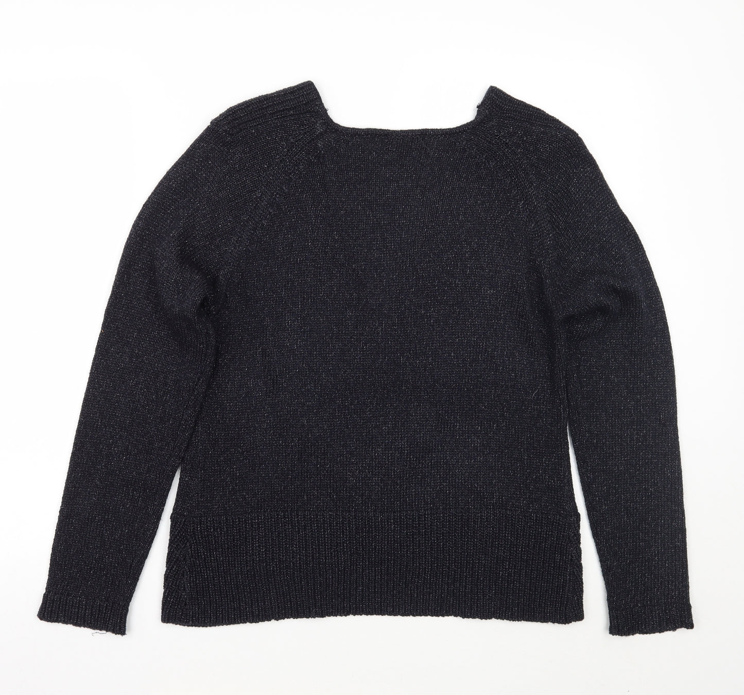 BASSINI Womens Blue   Pullover Jumper Size L