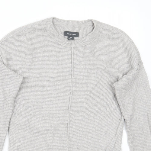 Primark Womens Grey   Pullover Jumper Size XS