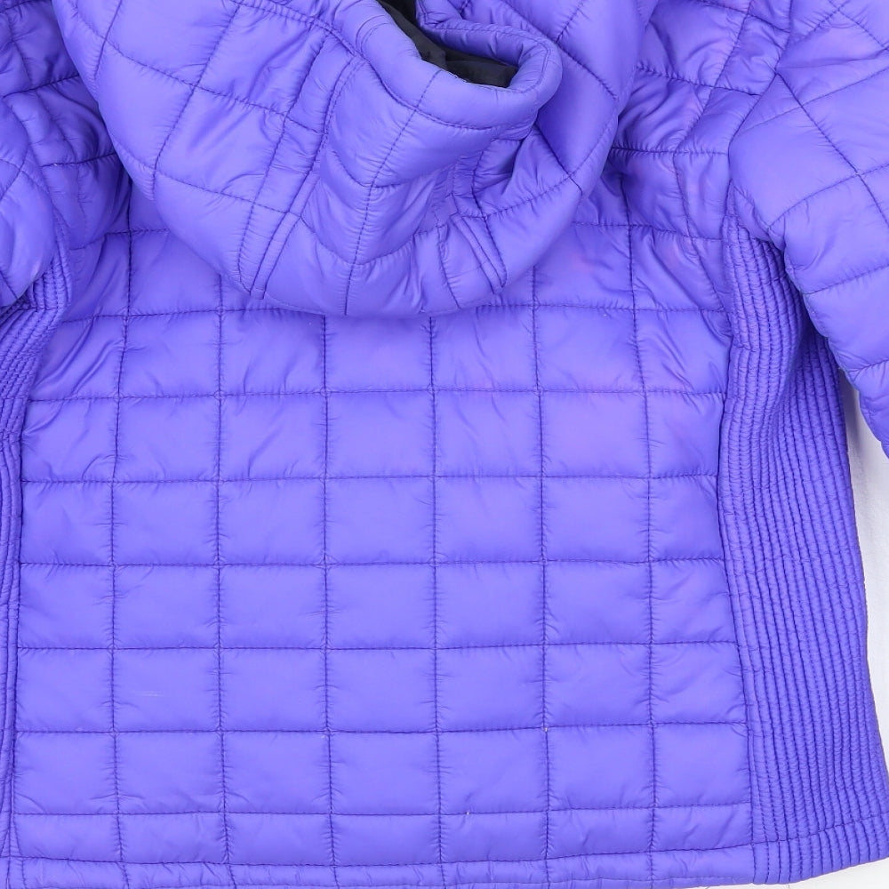 Superdry Womens Purple   Jacket Coat Size M