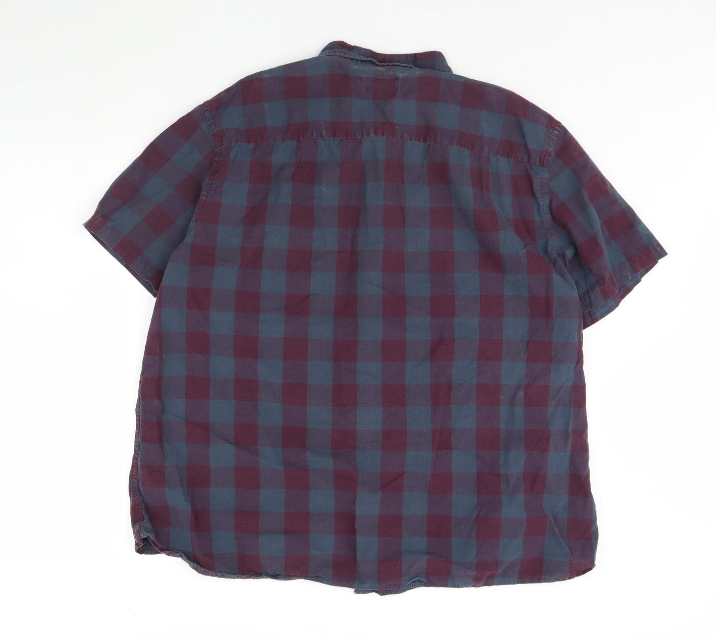 TU Mens Pink Check   Dress Shirt Size 2XL