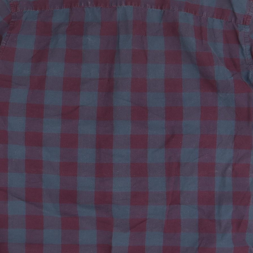 TU Mens Pink Check   Dress Shirt Size 2XL