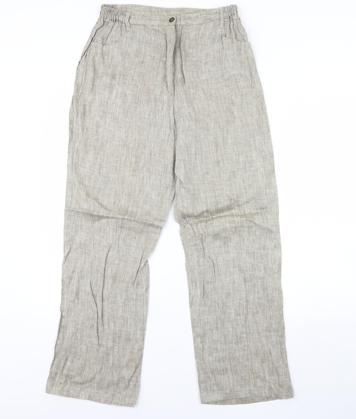 Sol Design Womens Green   Trousers  Size M L30 in