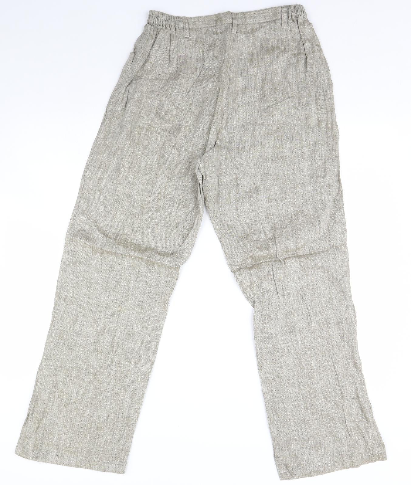 Sol Design Womens Green   Trousers  Size M L30 in