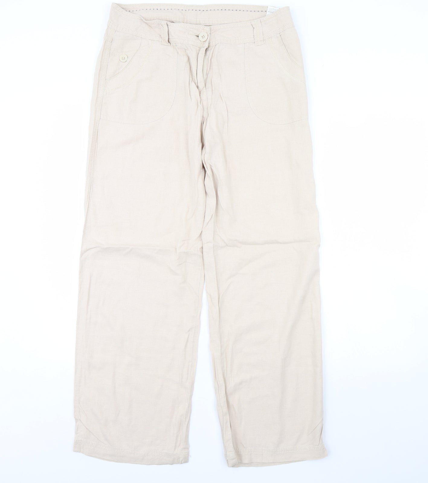 M&S Womens Pink   Trousers  Size 12 L32 in