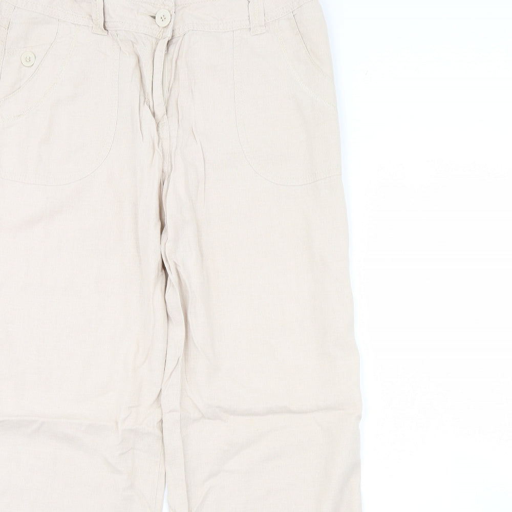M&S Womens Pink   Trousers  Size 12 L32 in