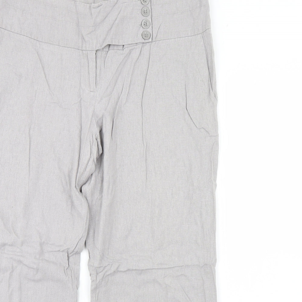 New Look Womens Grey   Trousers  Size 18 L31 in