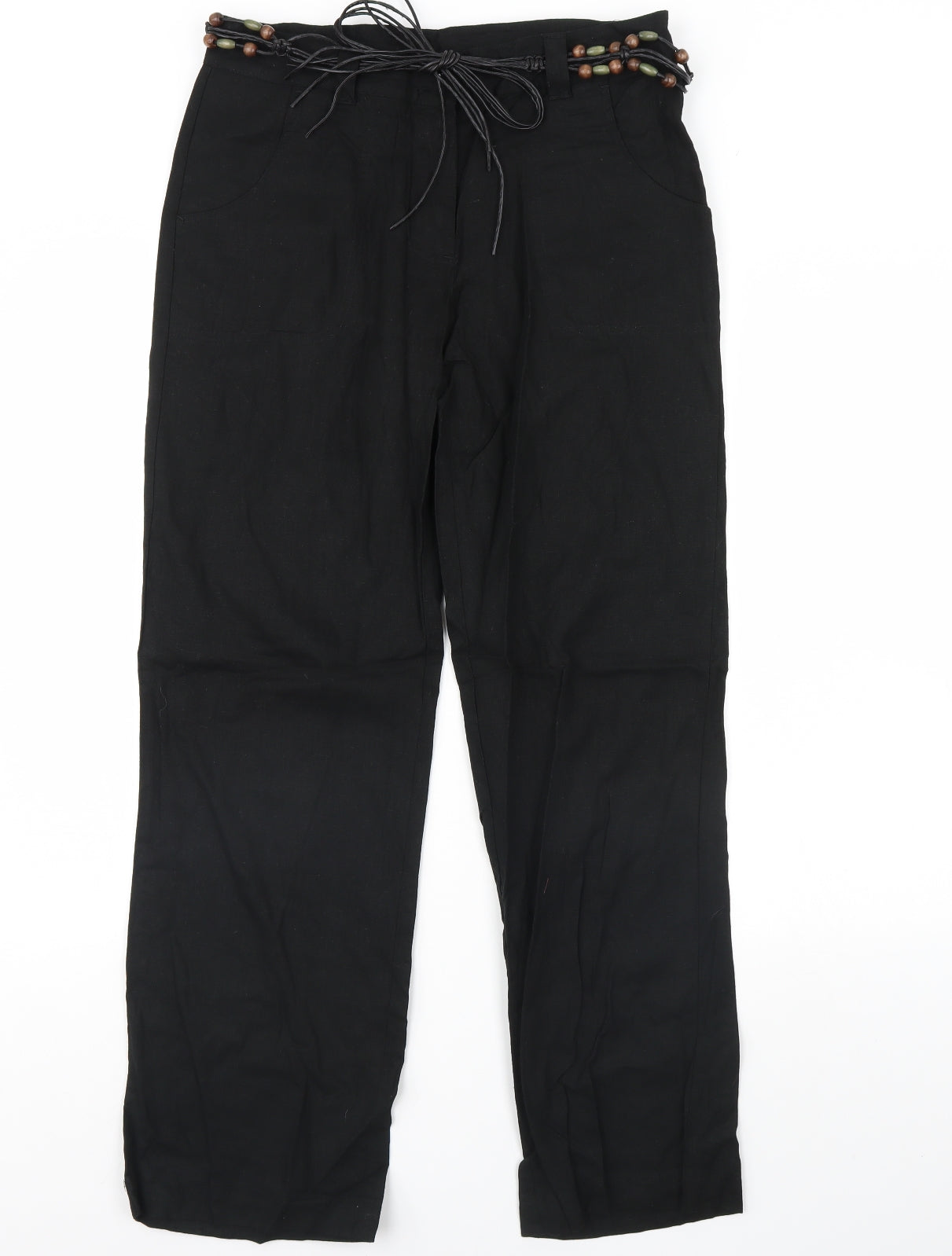 Ethal austin Womens Black   Trousers  Size 10 L30 in