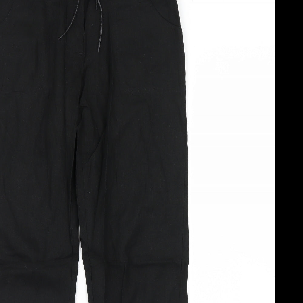 Ethal austin Womens Black   Trousers  Size 10 L30 in