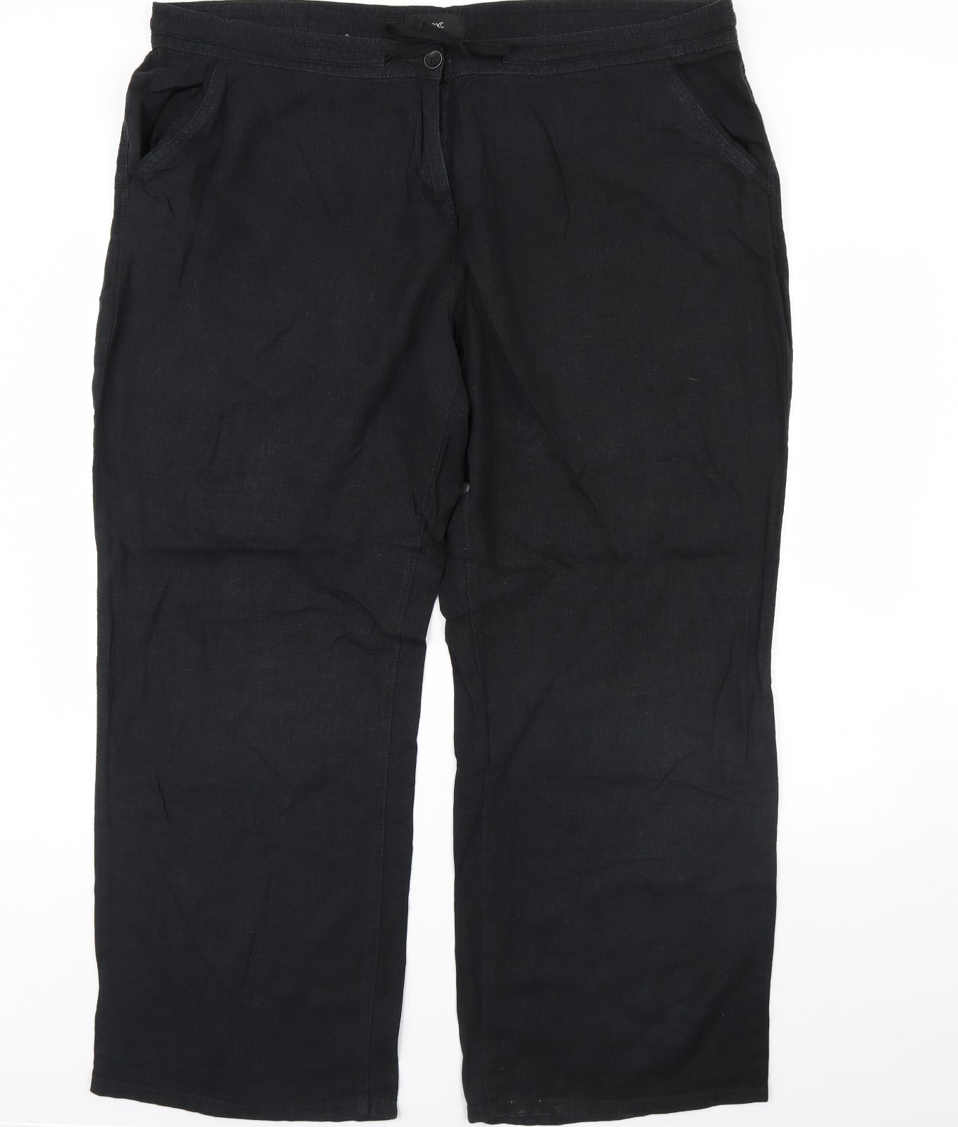 NEXT Womens Black   Trousers  Size 20 L31 in