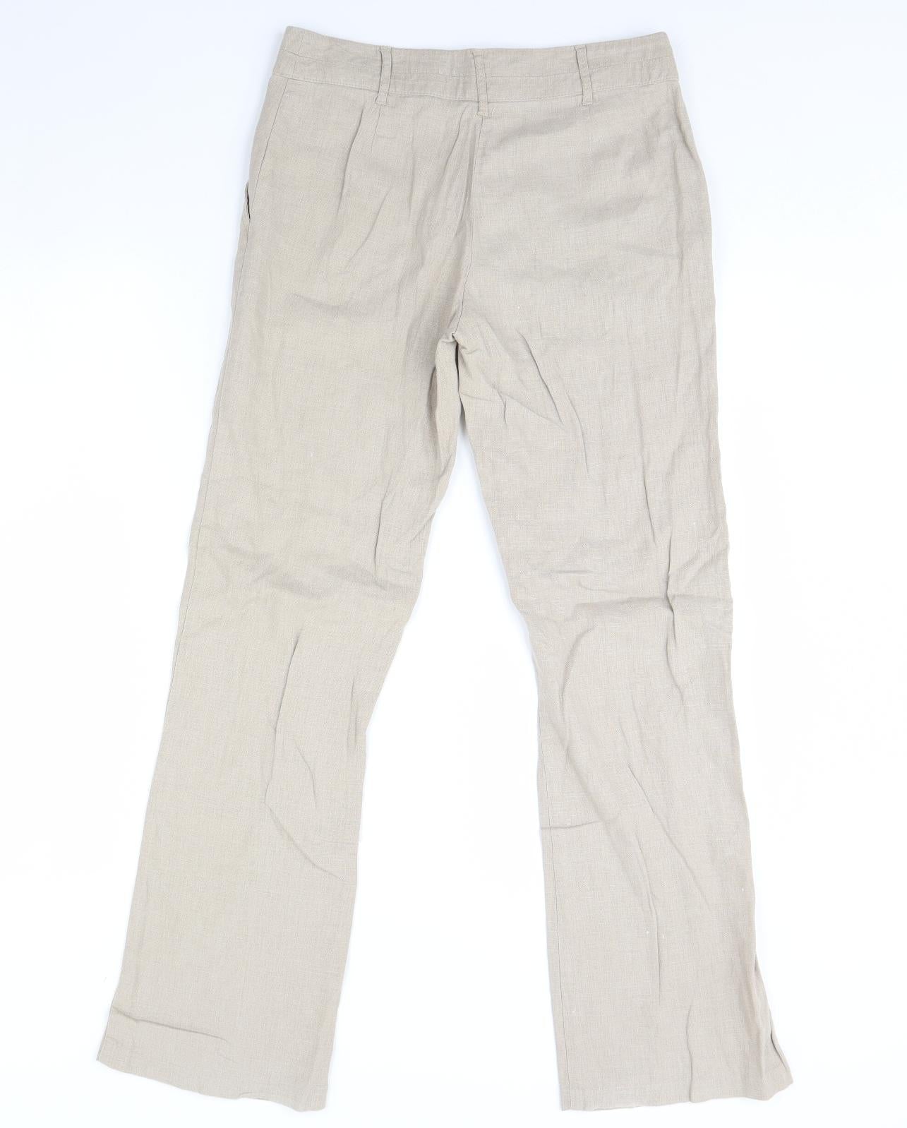 George Womens Beige   Trousers  Size 8 L30 in