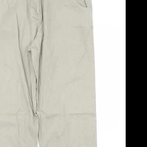EA Womens Beige   Trousers  Size 14 L32 in
