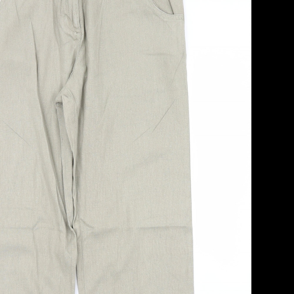 EA Womens Beige   Trousers  Size 14 L32 in