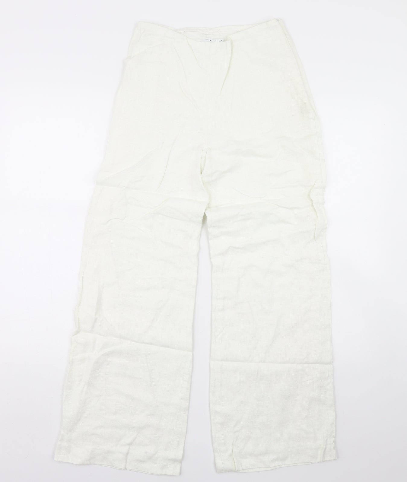 Precis Womens White   Trousers  Size 10 L28 in