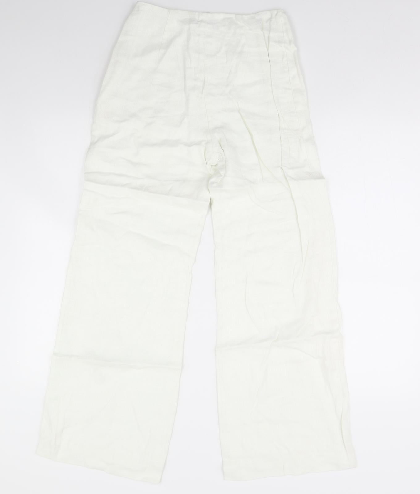 Precis Womens White   Trousers  Size 10 L28 in