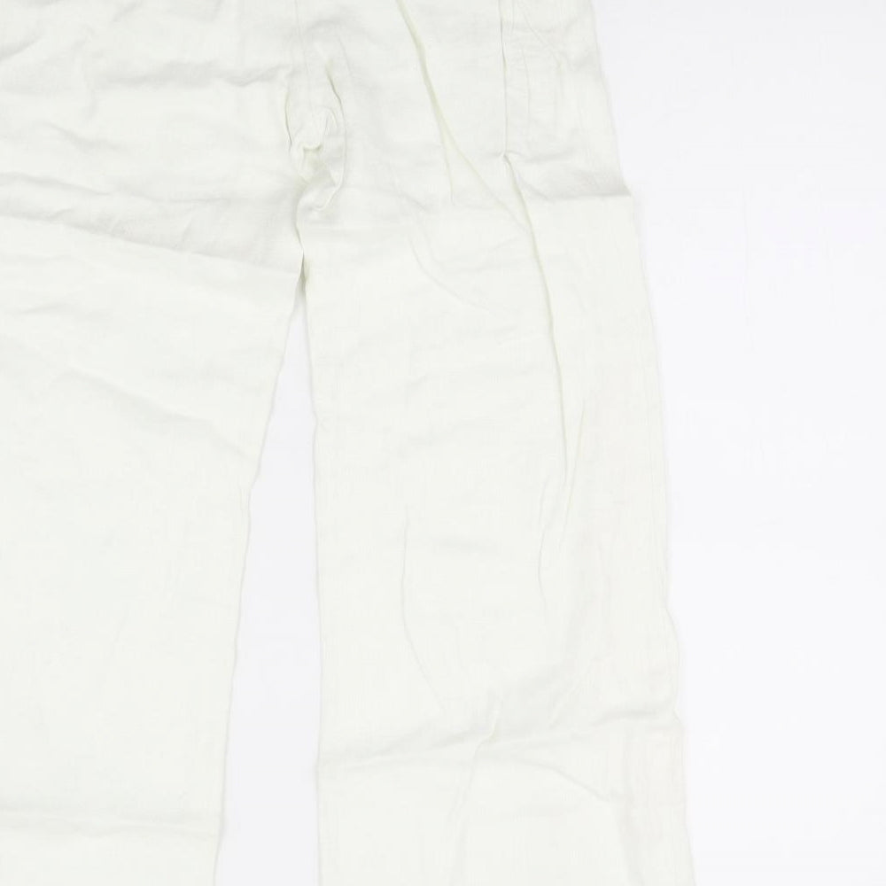 Precis Womens White   Trousers  Size 10 L28 in