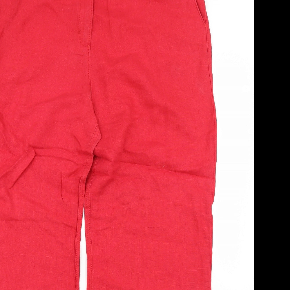 Per Una Womens Red   Trousers  Size 16 L31 in