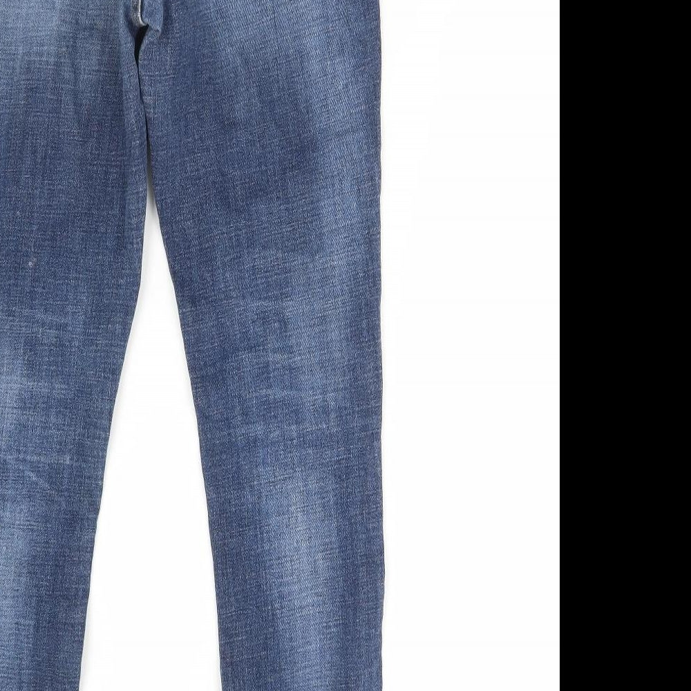 Nine Womens Blue  Denim Skinny Jeans Size 12 L30 in
