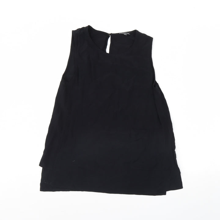 Warehouse Womens Black   Basic Tank Size 10