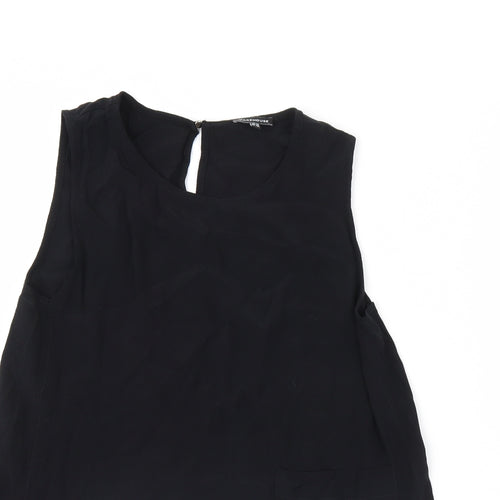 Warehouse Womens Black   Basic Tank Size 10