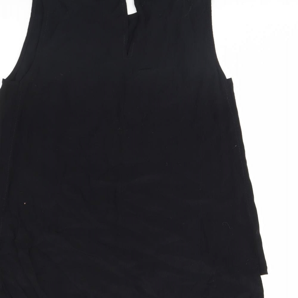Warehouse Womens Black   Basic Tank Size 10