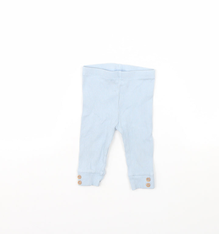 TU Girls Blue Capri Trousers Size 3-6 Months