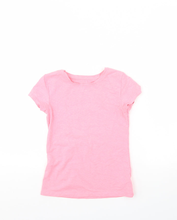 St Bernard Girls Pink   Basic T-Shirt Size 8 Years