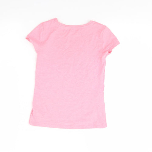 St Bernard Girls Pink   Basic T-Shirt Size 8 Years