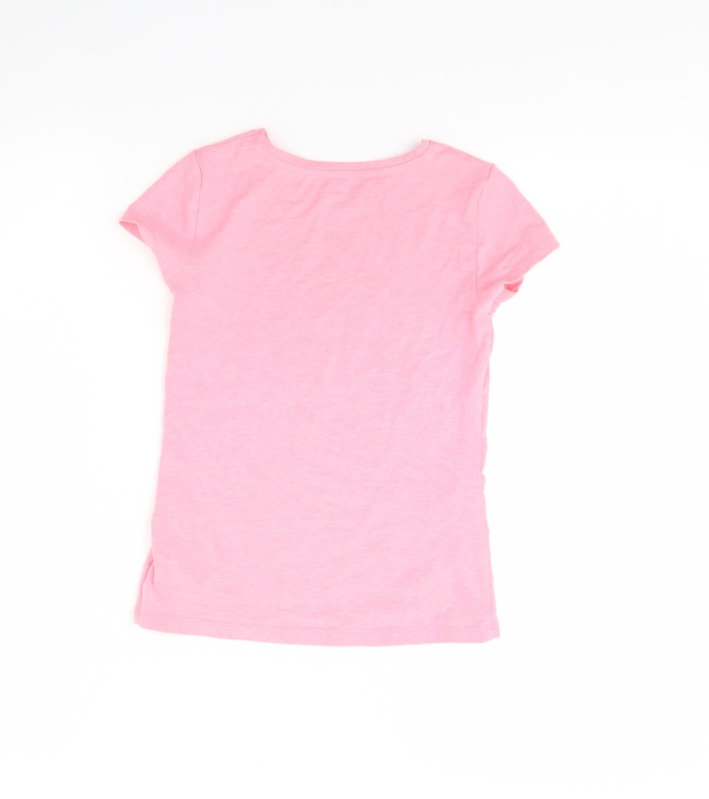 St Bernard Girls Pink   Basic T-Shirt Size 8 Years