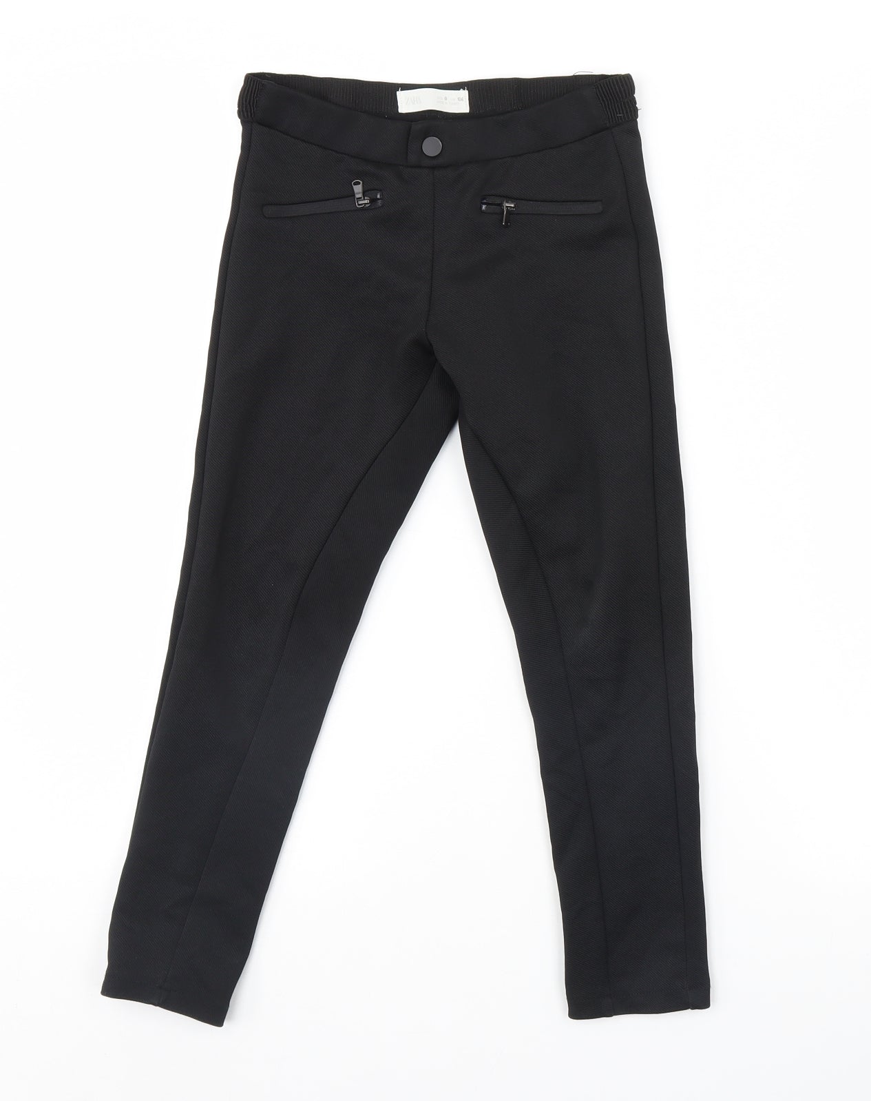 Zara Girls Black   Capri Trousers Size 9 Years