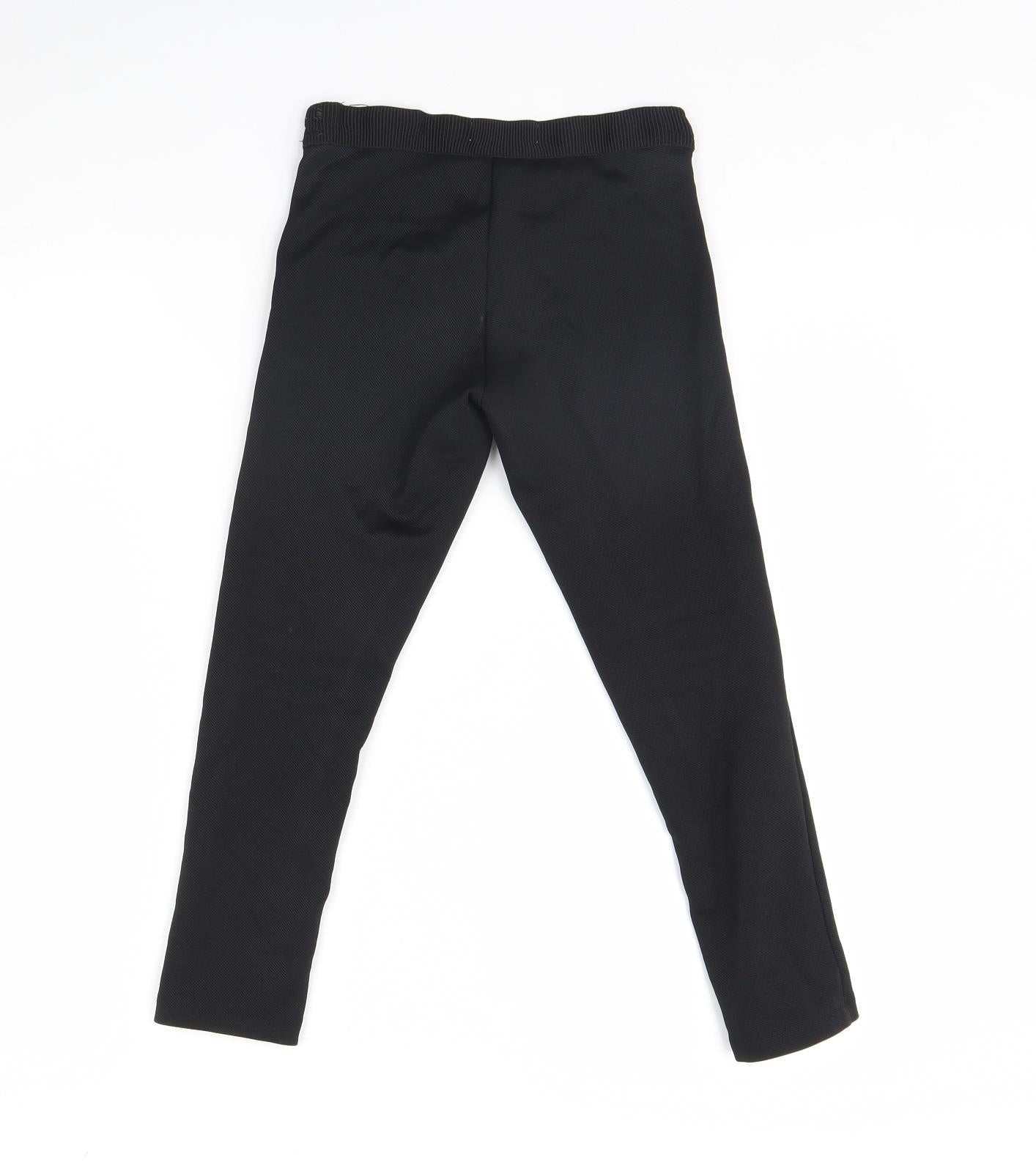 Zara Girls Black   Capri Trousers Size 9 Years
