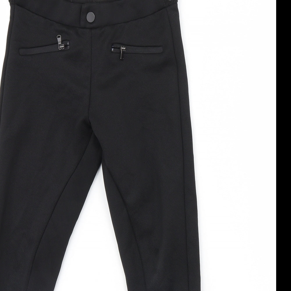 Zara Girls Black   Capri Trousers Size 9 Years