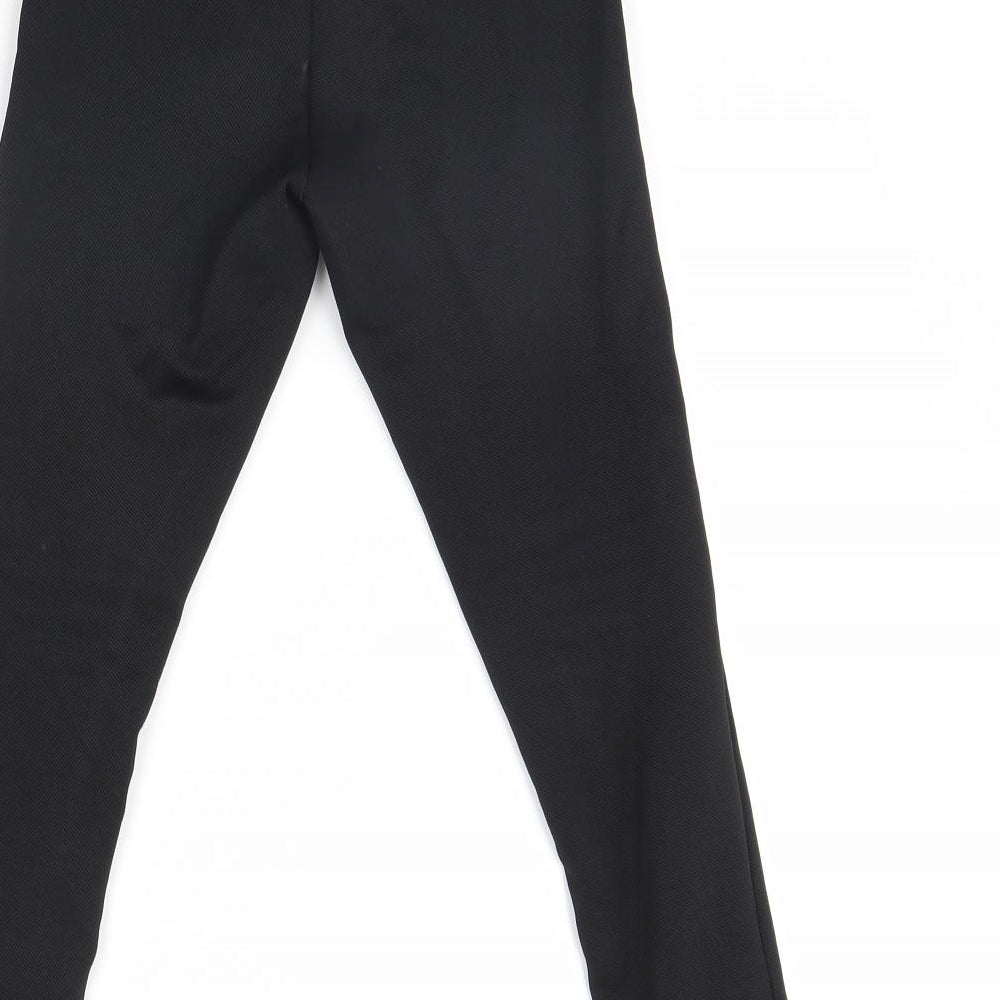 Zara Girls Black   Capri Trousers Size 9 Years