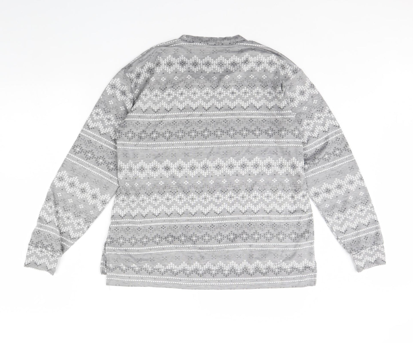 Dunnes Stores Womens Grey Striped  Pullover Jumper Size S