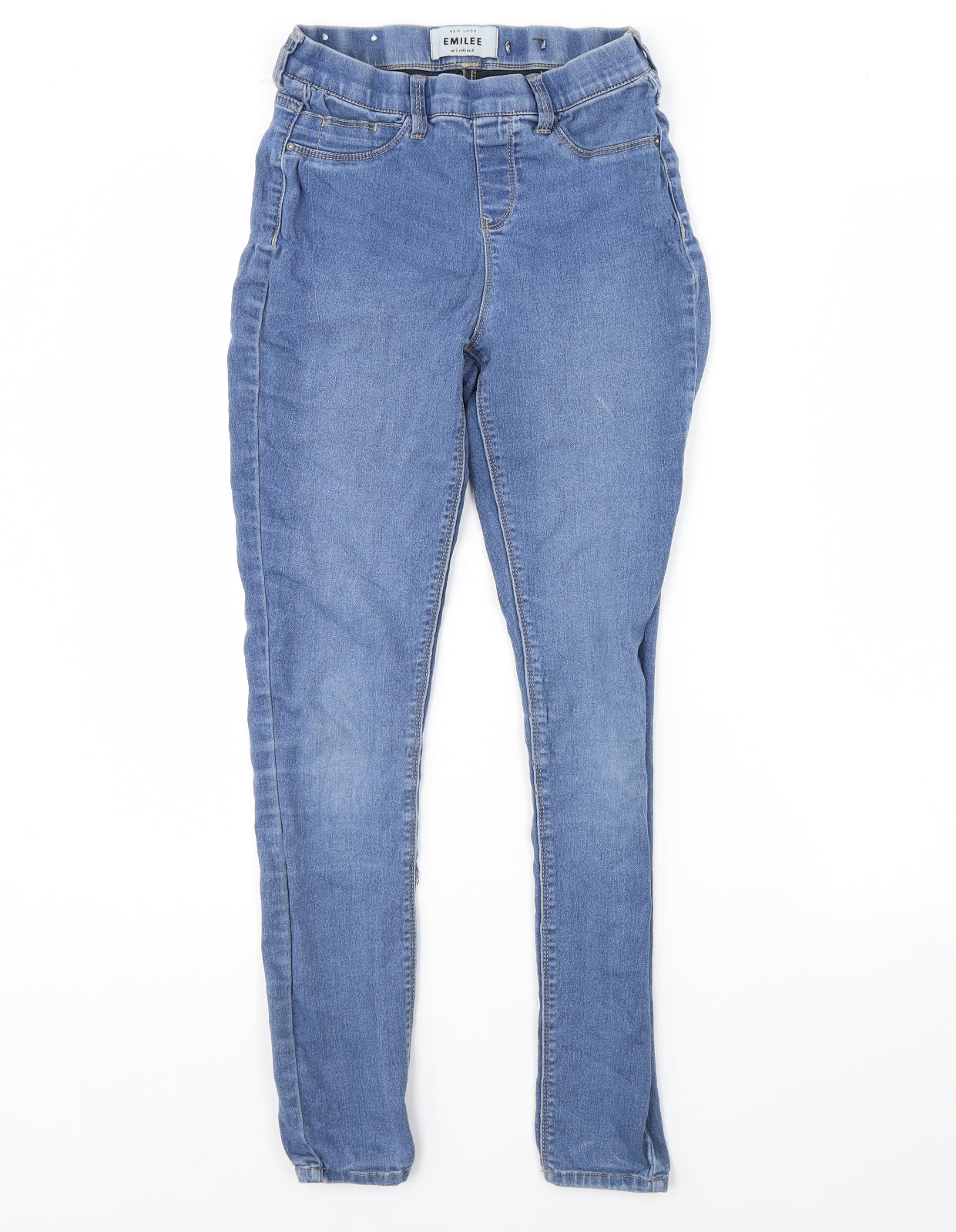 NEXT Womens Blue  Denim Skinny Jeans Size 12 L28 in