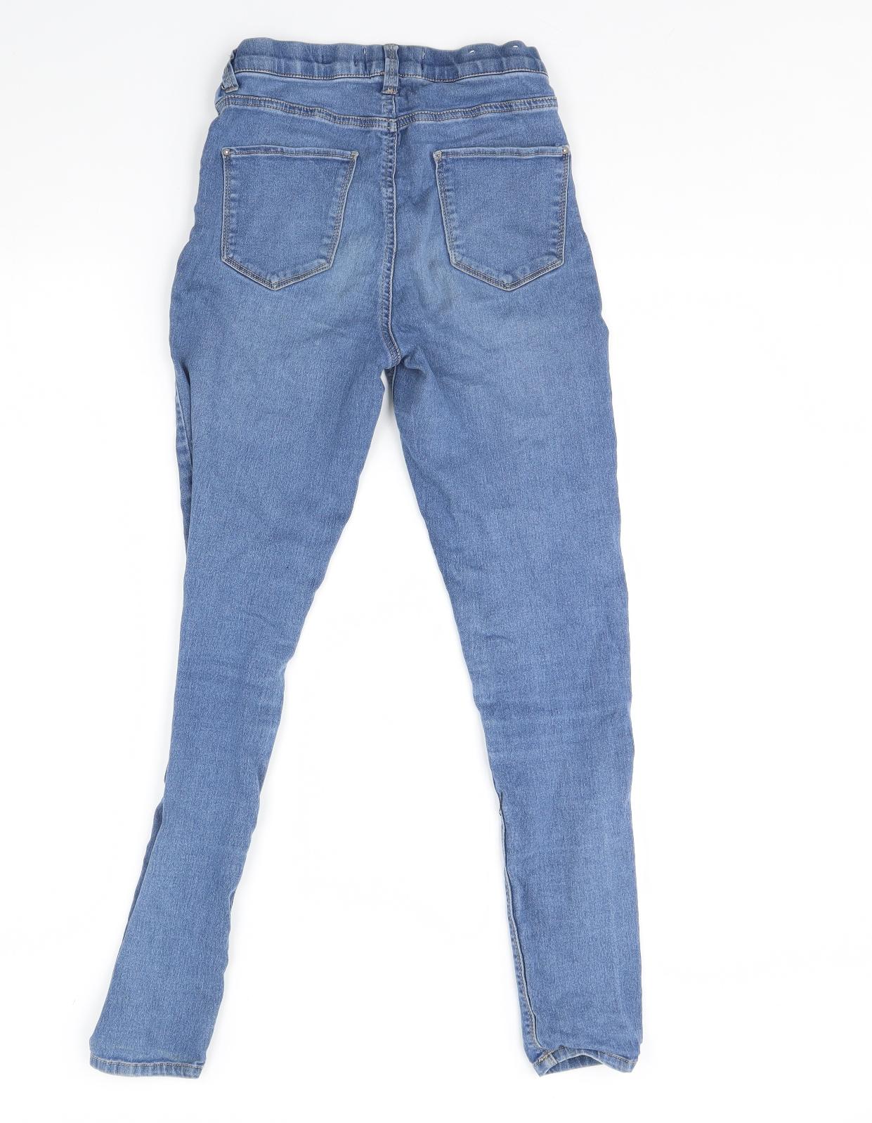 NEXT Womens Blue  Denim Skinny Jeans Size 12 L28 in