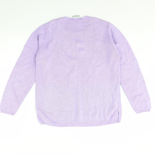Joie De Vivre Womens Purple   Pullover Jumper Size S