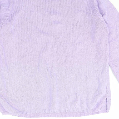 Joie De Vivre Womens Purple   Pullover Jumper Size S