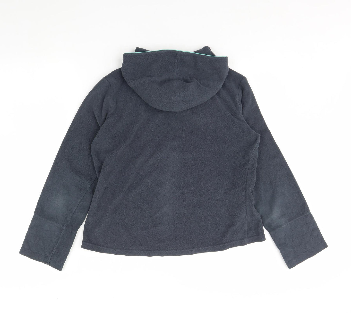 RARESPECIES Womens Blue  Fleece Pullover Hoodie Size 14