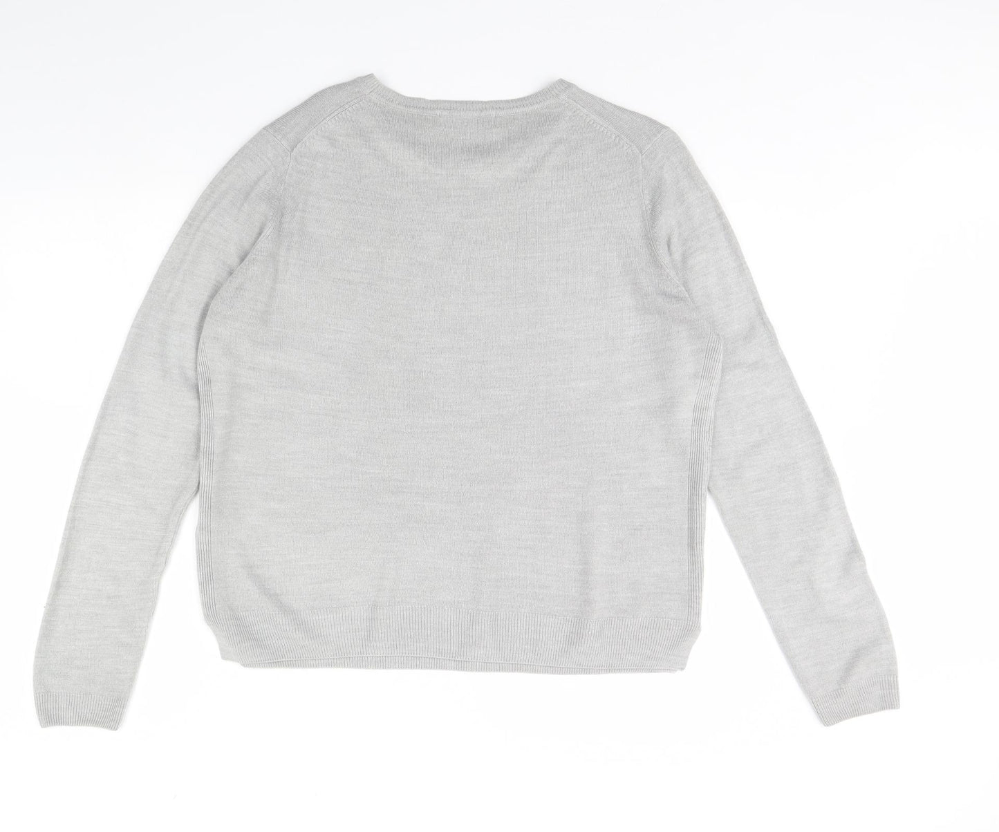 M&S Womens Grey   Pullover Jumper Size 16
