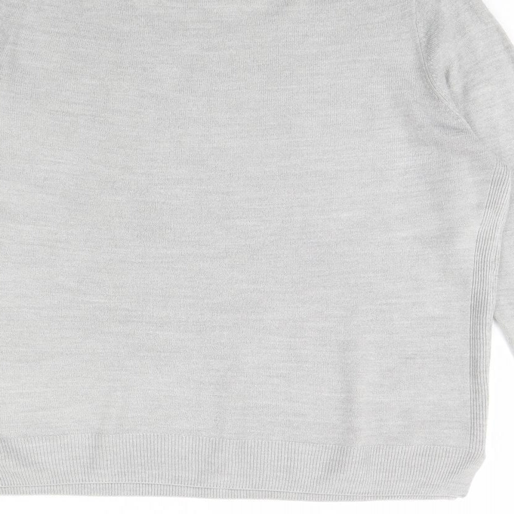 M&S Womens Grey   Pullover Jumper Size 16