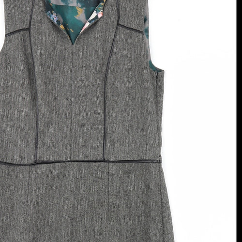 Laura Ashley Womens Grey   Pencil Dress  Size 16
