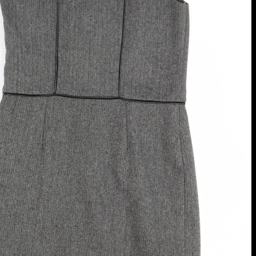 Laura Ashley Womens Grey   Pencil Dress  Size 16
