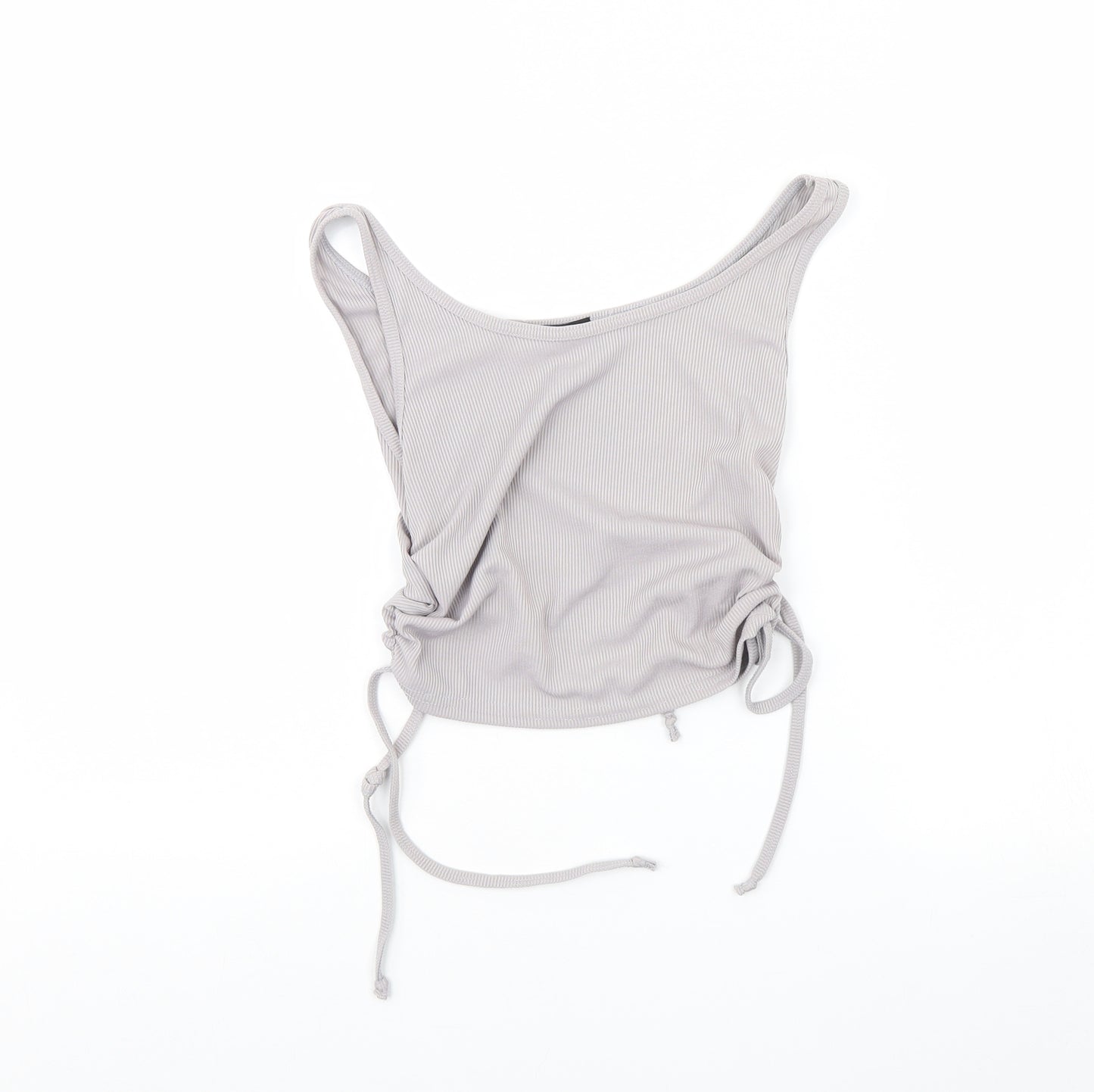 Preworn Womens Grey   Basic Tank Size 8