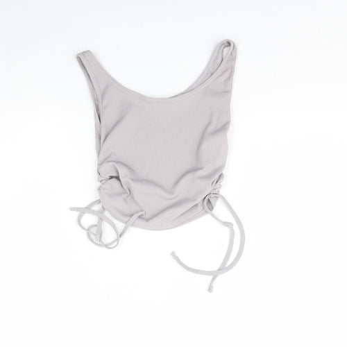 Preworn Womens Grey   Basic Tank Size 8