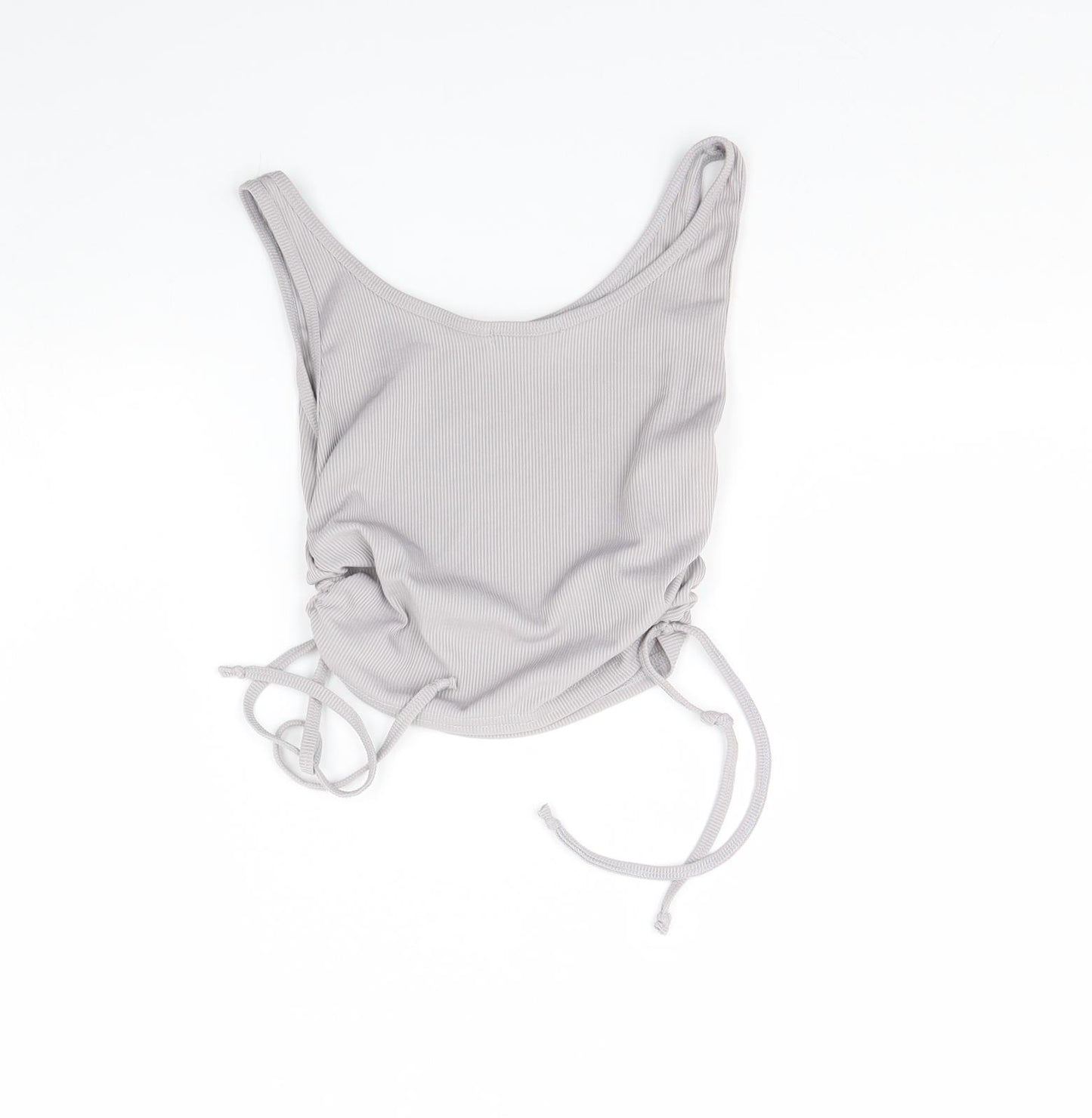 Preworn Womens Grey   Basic Tank Size 8