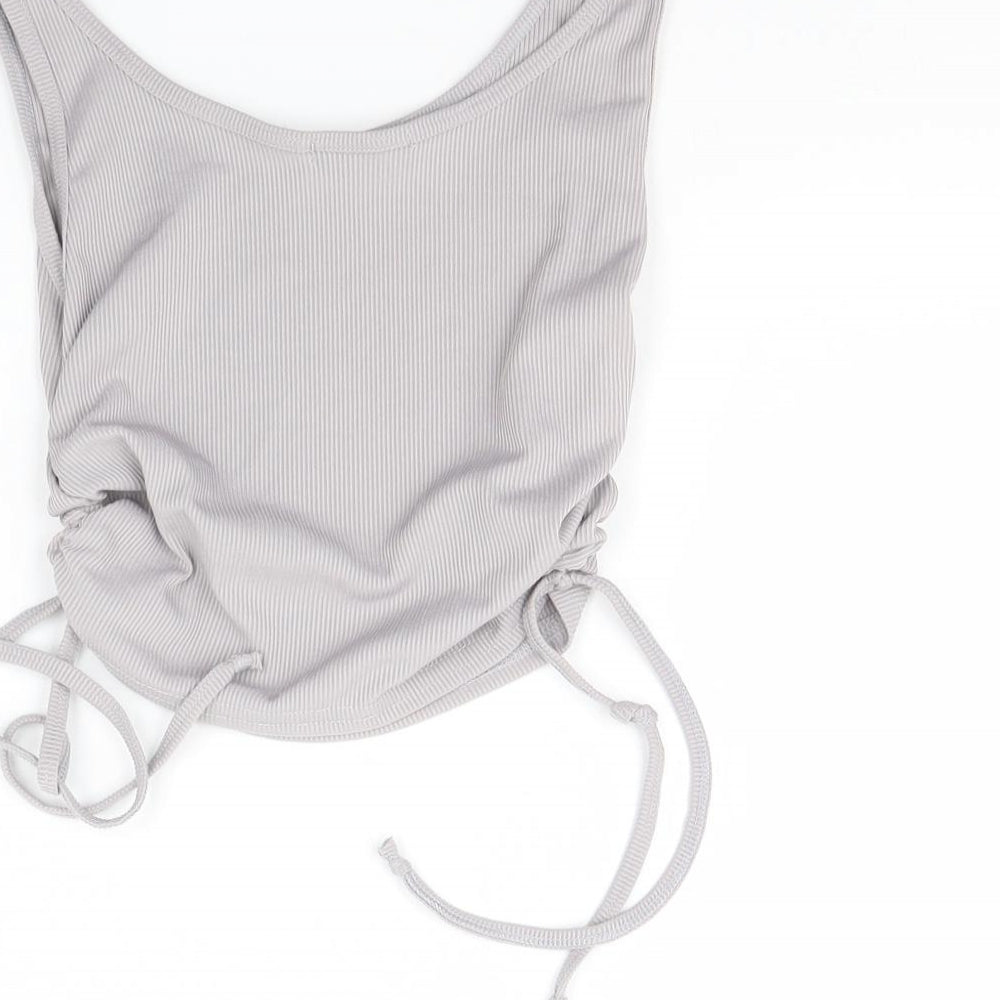 Preworn Womens Grey   Basic Tank Size 8