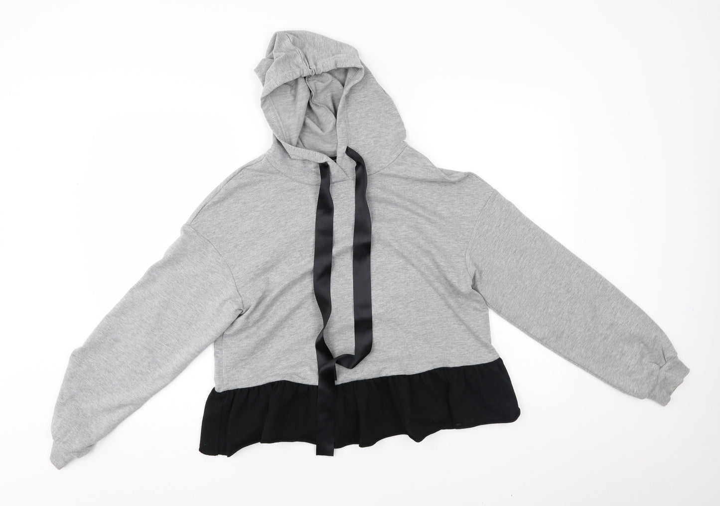 SheIn Womens Grey   Pullover Hoodie Size 6