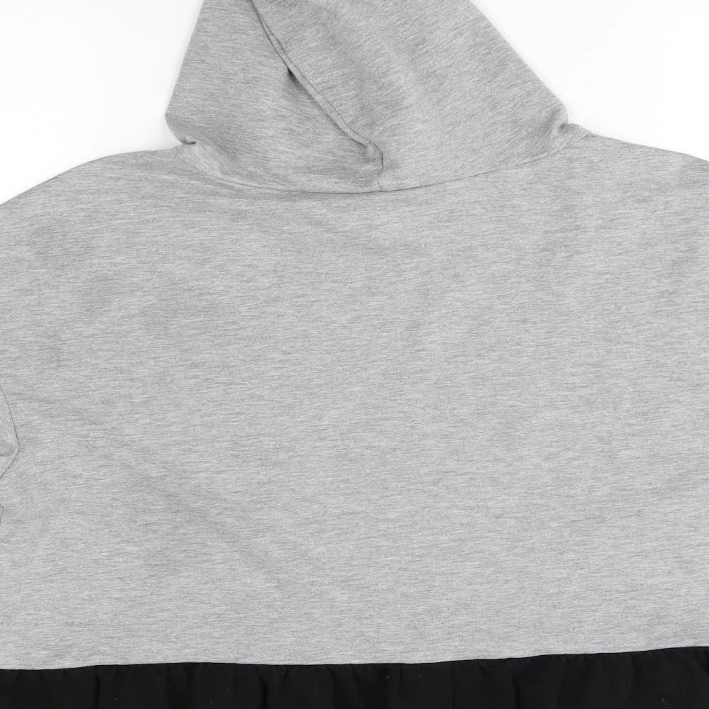 SheIn Womens Grey   Pullover Hoodie Size 6